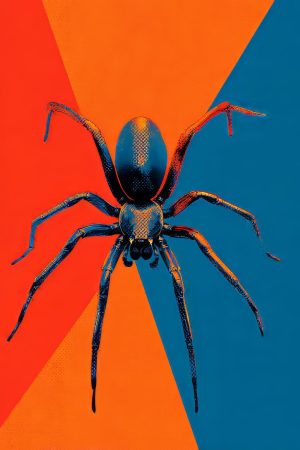 Tableau Araignée Pop Art