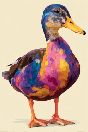 Tableau Canard Pop Art