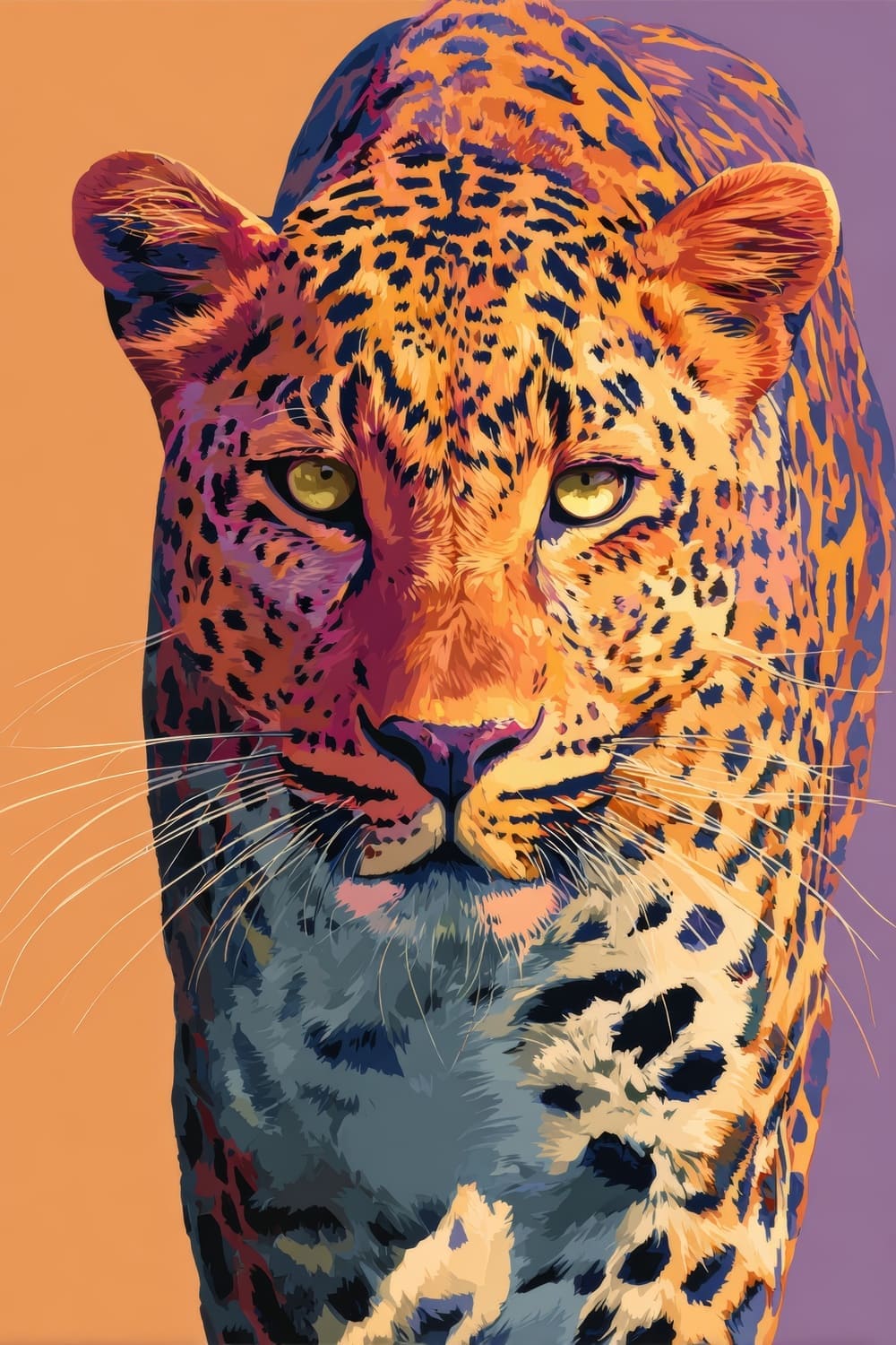 Tableau Léopard Pop Art – Image 2