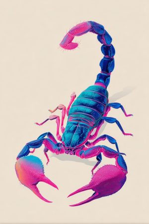 Tableau Scorpion Pop Art