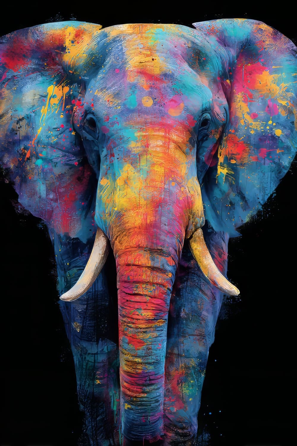 Tableau Éléphant Pop Art – Image 5