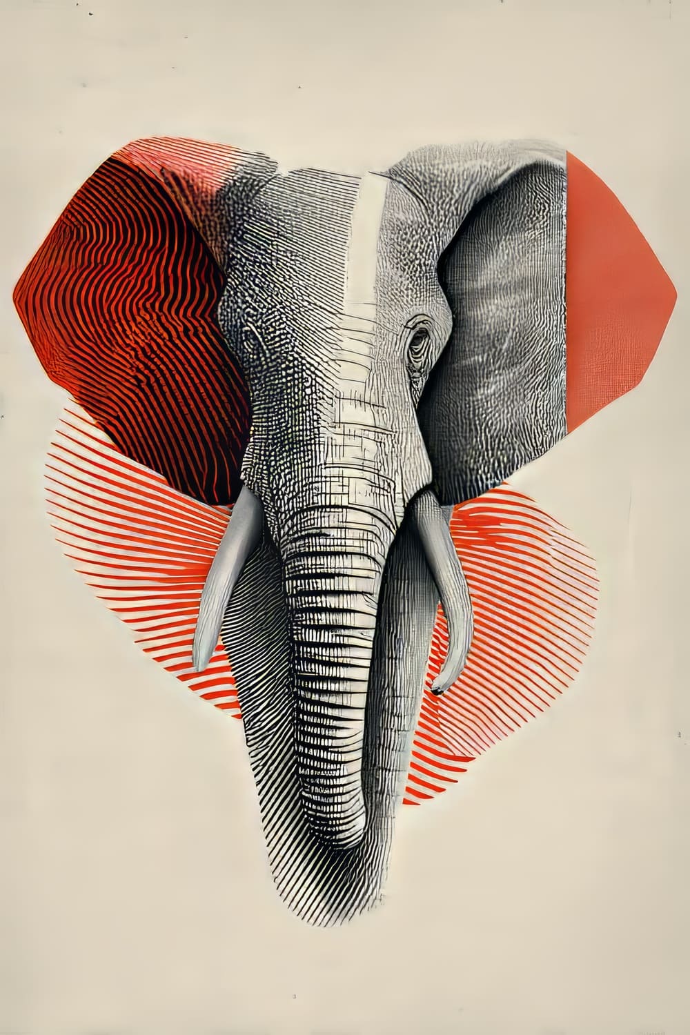 Tableau Éléphant Pop Art – Image 2