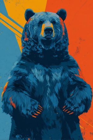 Tableau Ours Pop Art